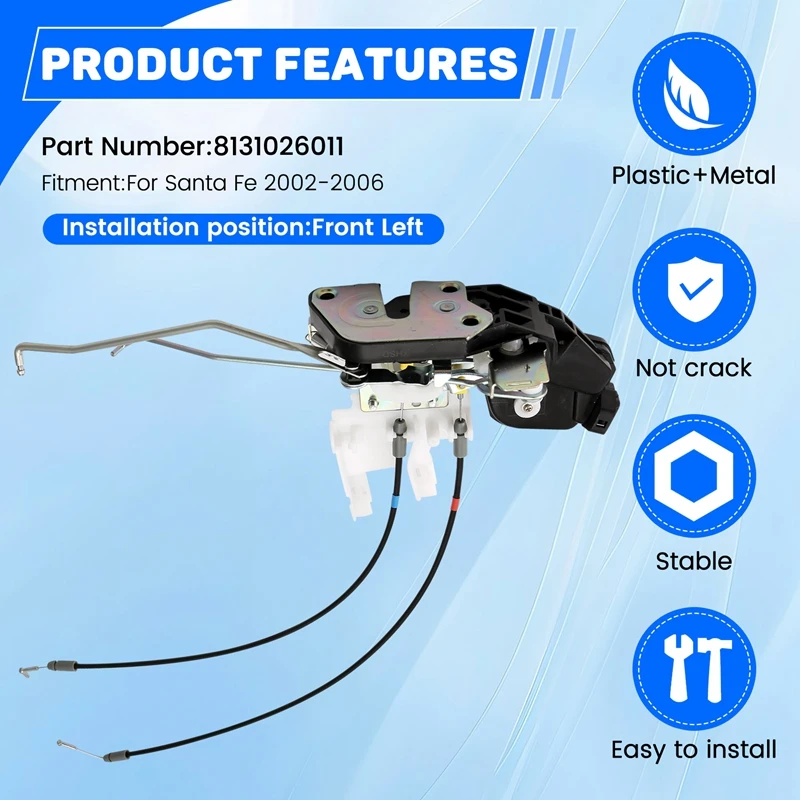 8131026011 Front Left Door Lock Actuator For Hyundai Santa Fe 2002-2006