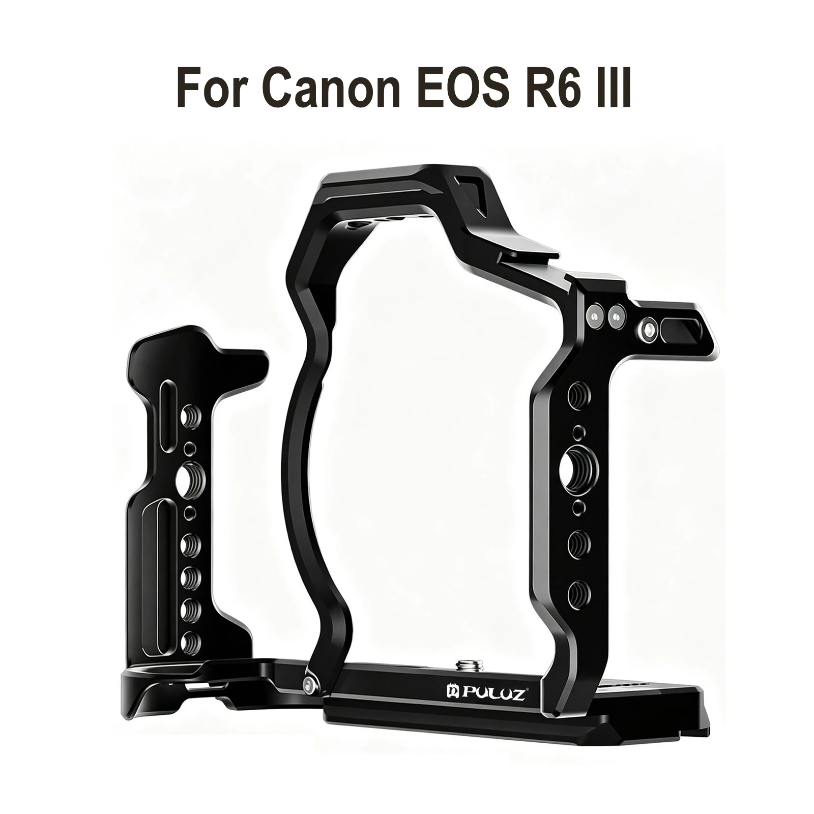 Voor Canon EOS R6 III PULUZ Live Streaming Camera Cage Aluminium Uitbreidingsmontageframe voor Canon EOS R6 III