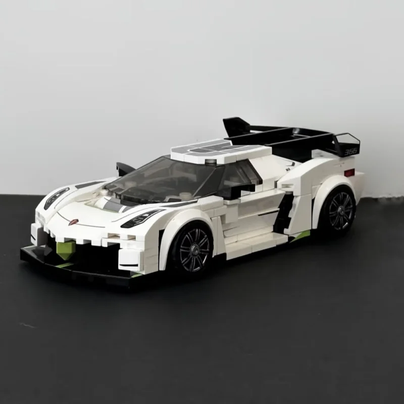 Bloques de construcción, coches deportivos geniales, coches clásicos de fama mundial, modelos de ensamblaje de coches de carreras, rompecabezas para niños, juguetes de ensamblaje, regalos, decoración