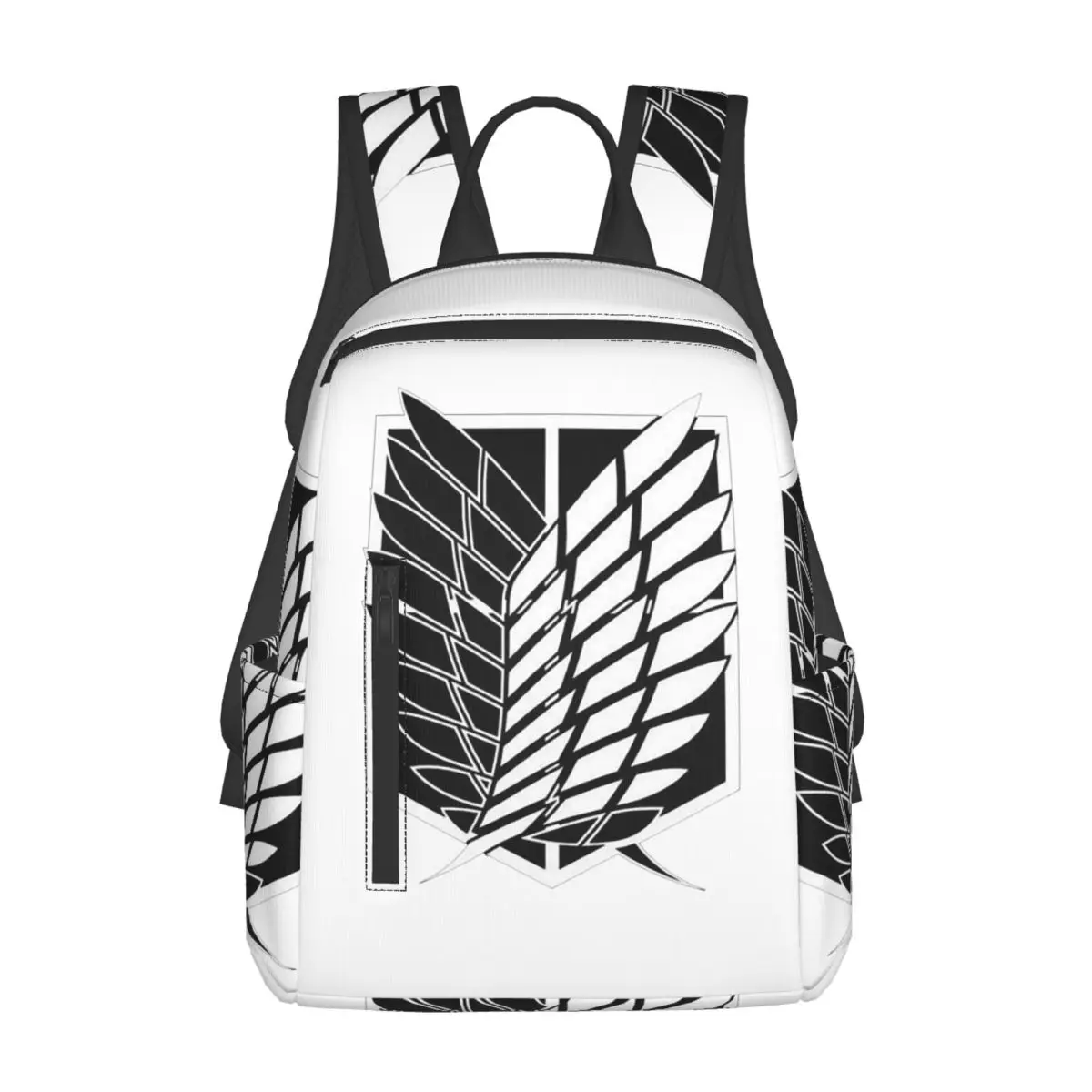 進撃の巨人-自由の翼-バックパック-デイパック-大容量-子供用ブックバッグ-スクールバッグ-ショルダーバッグ-メンズ-レディース