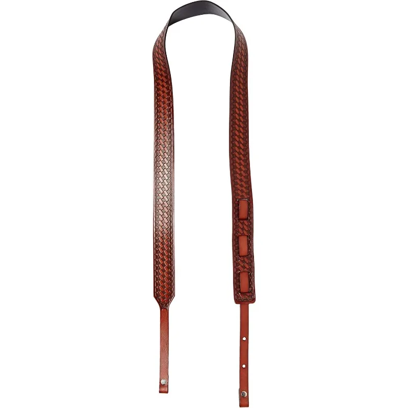 Leather Banjo Strap - Walnut Brown