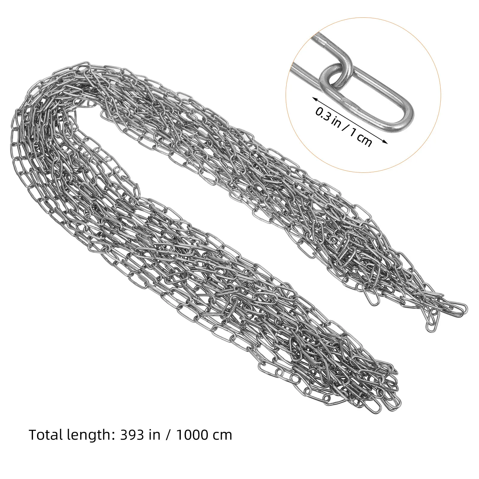 Stainless Steel Chain Heavy Duty Hanging Chain for Swing Hammock Planters Garden Chains Reliable Plant Hangers Ornament Hooks
