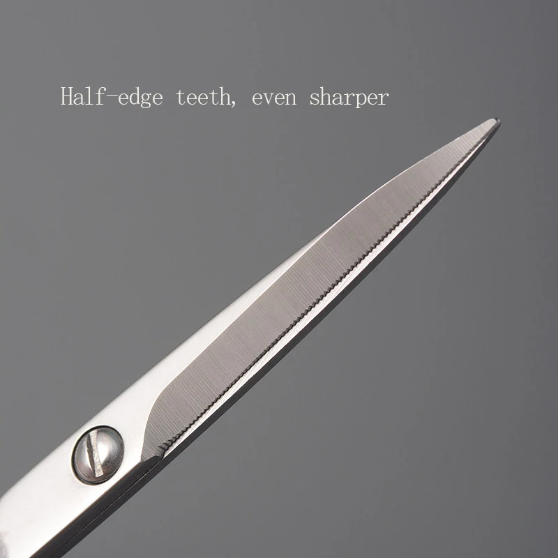 Stainless steel beauty eyebrow scissors for trimming eyebrows and nasal hair, safe scissors, makeup tools
