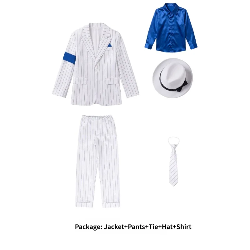 2026 Stars Michael Jackson Cosplay Suits in Memory of Michael Jackson MJ Dancer Cosplay Costumes for Halloween