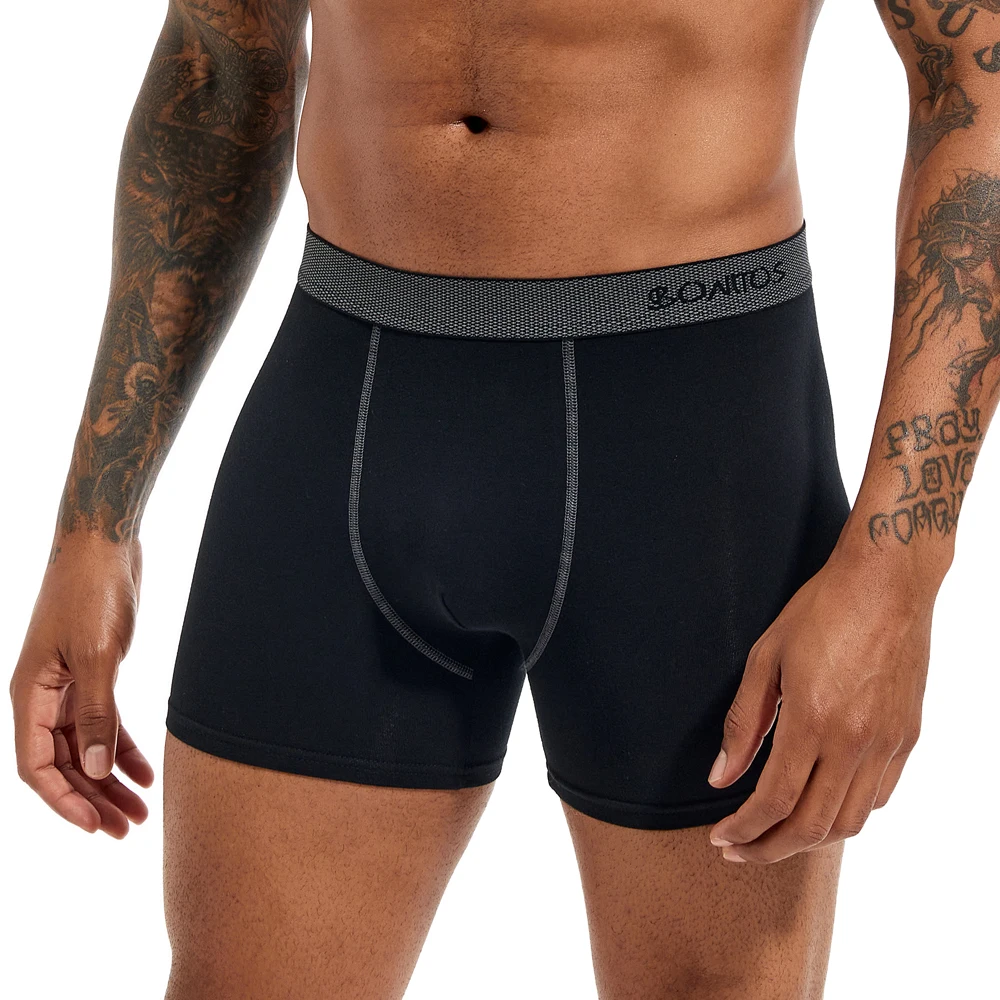 Calzoncillos bóxer de algodón para hombre, ropa interior Sexy, alta calidad, novedad