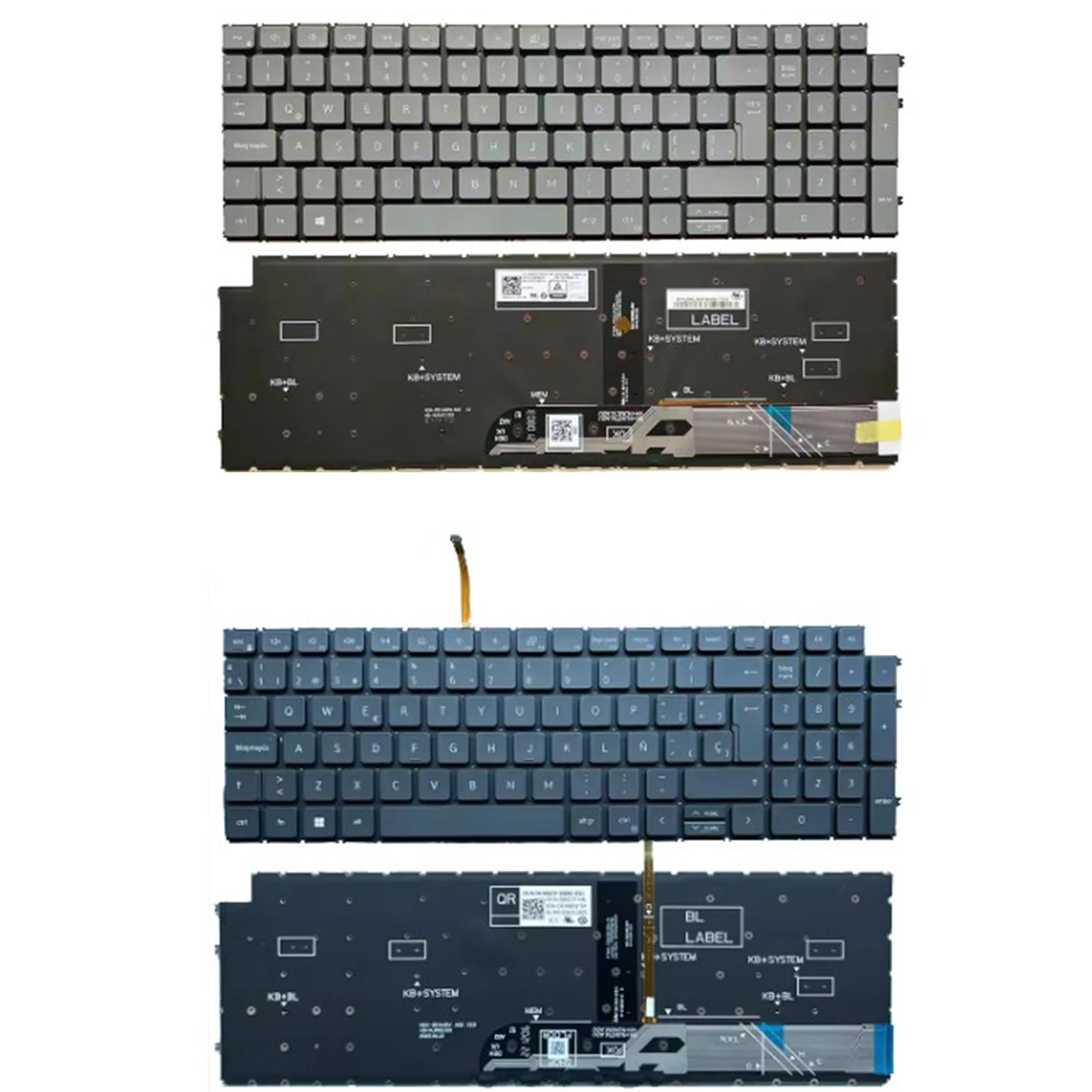 

Новая латинско-испанская клавиатура с подсветкой для DELL Inspiron 3520 3521 2022 года, DELL Inspiron 3530 3535 2023 года, Latitude 3520 3530