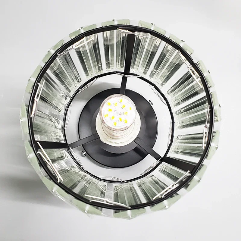 Plafonnier LED Rond et Carré en Clip, Luminaire Décoratif d'Nik, Idéal pour un Salon ou une Véranda