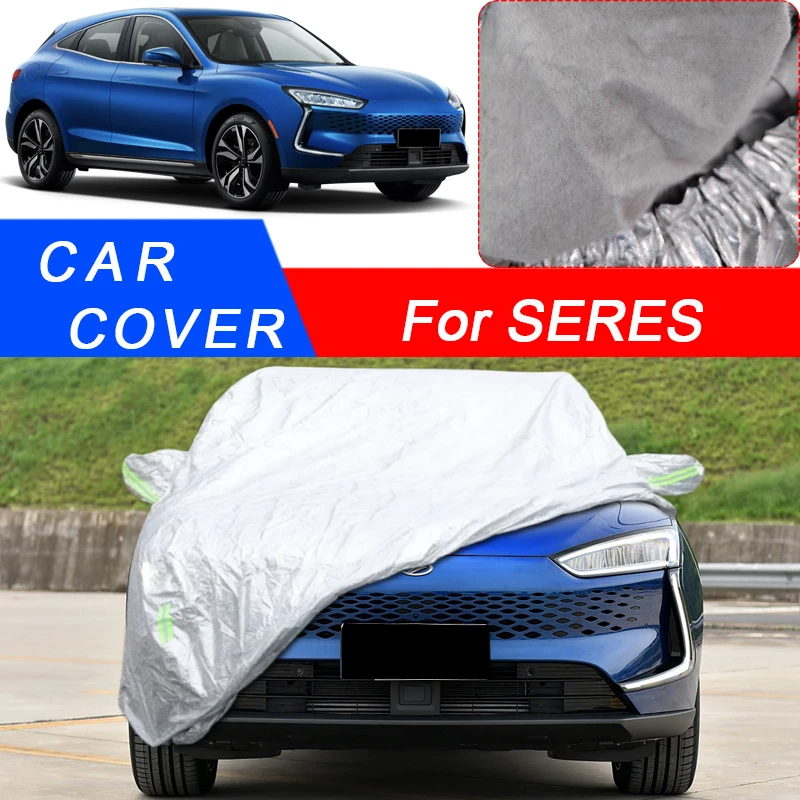 For SERES AITO M5 7 M7 9 M9 3 IX3 5 SF5 S9 LUXEED R7 S7 STELATO S9 Car Cover  3Layer Thicken Anti-rain Dustproof Snow Waterproof