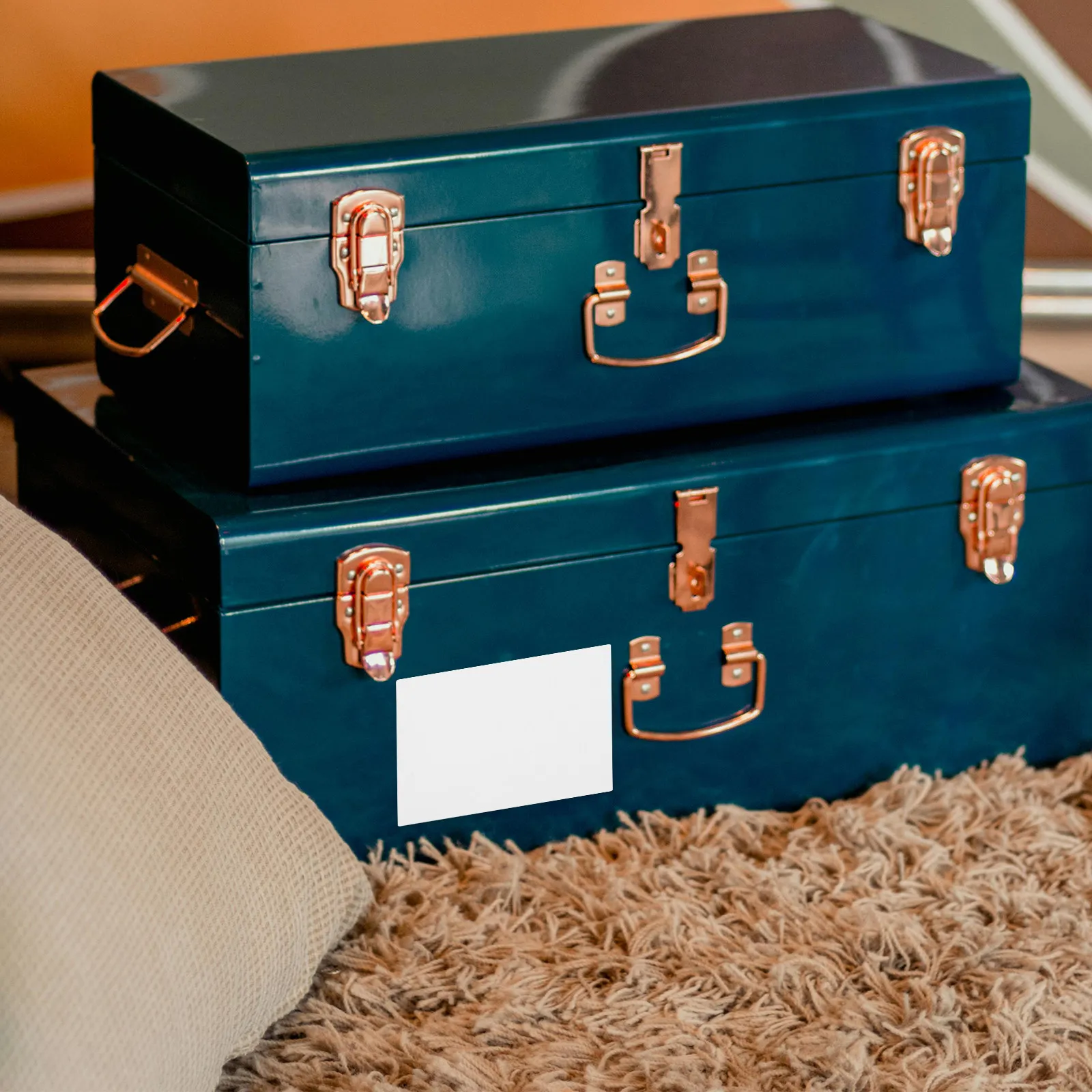 

50 шт. съемных этикеток для хранения, белые, пустые, для контейнеров, 6x4 дюйма, самоклеящиеся, отклеивающиеся, для организации, переезда, упаковки