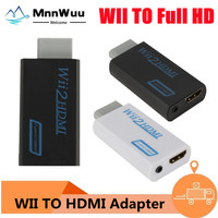 WII to HDMI Converter Full HD 1080P WII to HDMI Wii 2 HDMI ConverterWii To HDMI Adapter 3.5mm Audio for PC HDTV Monitor Display