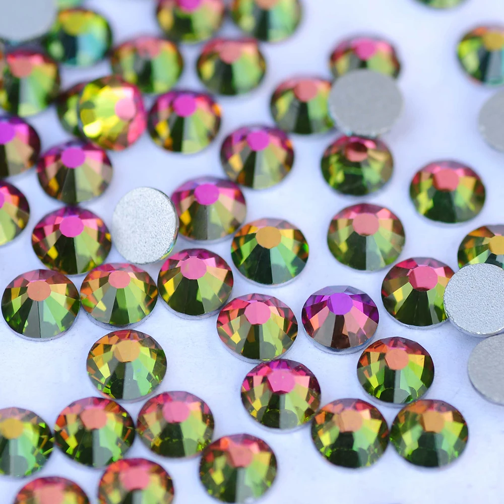 PUBRILEX Effektfarben Nicht-Hotfix Strasssteine Alle Größen Glänzend 2000NOHF Strass für Kleidung, Nagelkunst, Schmuck, Kleiderzubehör – Detail 11