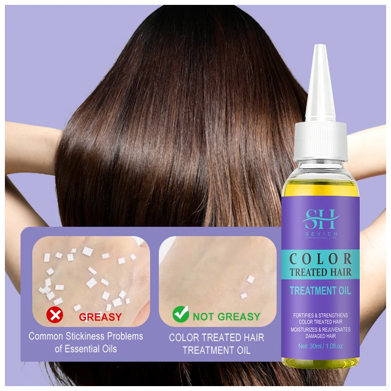 Anti fading Hair Treatment oil Isolate UV rays to enhance luster and prevent hair discoloration and damage Moisturizing hair