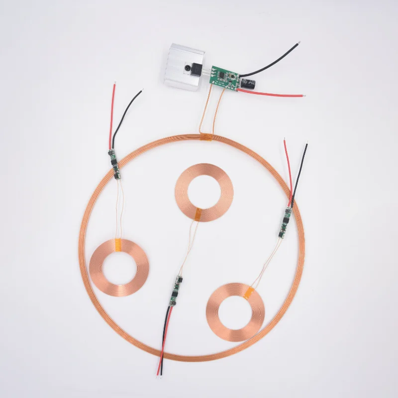 200mm One-To-Many Long-Distance Wireless Charging Power Supply Module