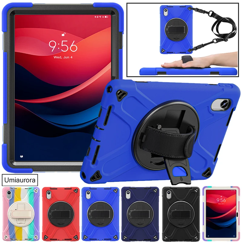 

Для Lenovo Idea Tab M11 11-дюймовый Xiaoxin Pad 11 дюймов 2025 TB335FC TB336FU Прочный прочный чехол для планшета Противоударный ремешок-подставка Funda