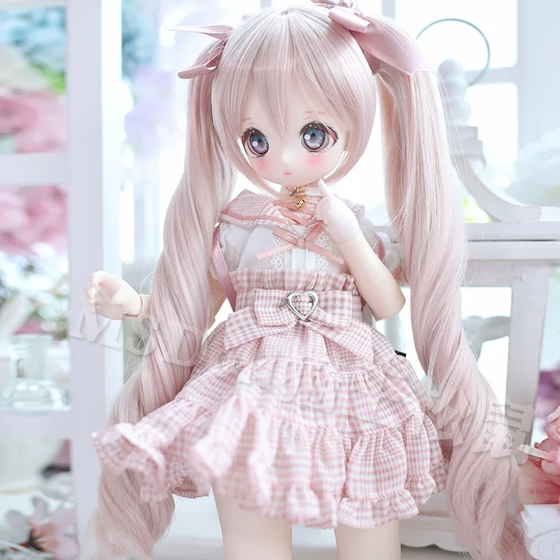 New Arrival Curly Double Ponytail BJD Wig Long Curly Hair for 1/3 BJD MDD Doll Wig Girls Dress Up Toys Doll Accesoories - Image 5