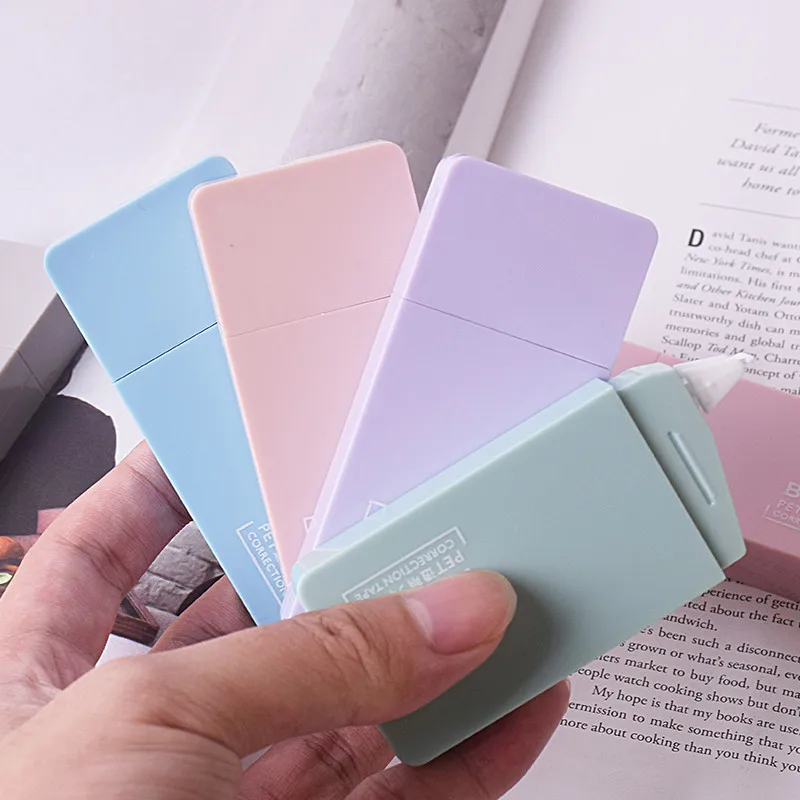 Morandi Correction Tape Large Capacity Elementary Student Correction Tape High Appearance Erasing Tape Study Stationery Portable