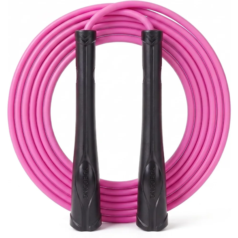 

Women's Silent Jump Rope for Fitness, Apartment Friendly Adjustable PVC Exercise Rope, Tangle-Free Skipping Rope with Ergonomic Grip for Home Workout, Cardio, Weight Loss and Fat Burning