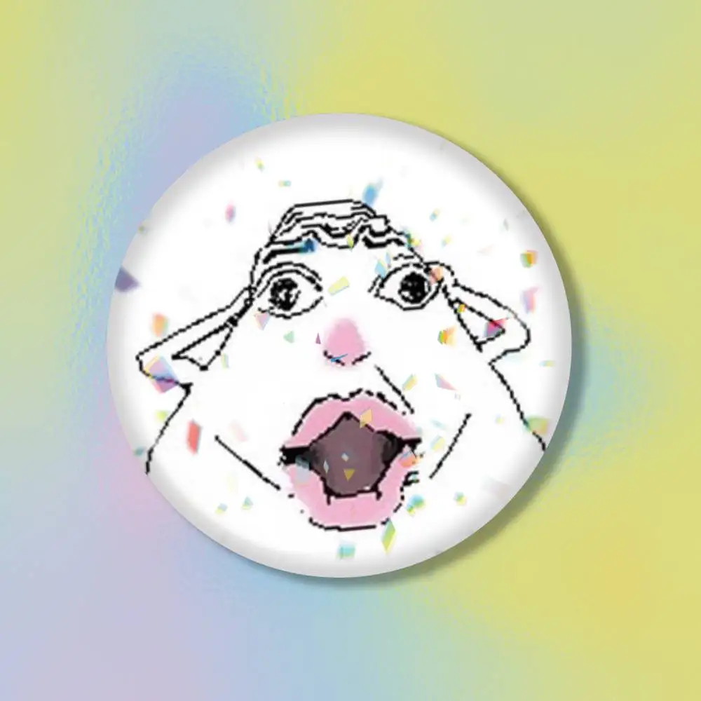 Creative Funny Hamster  Brooch Metal Decorative Brooch Pins for Backpack Clothes Jacket Accessories,Souvenir.