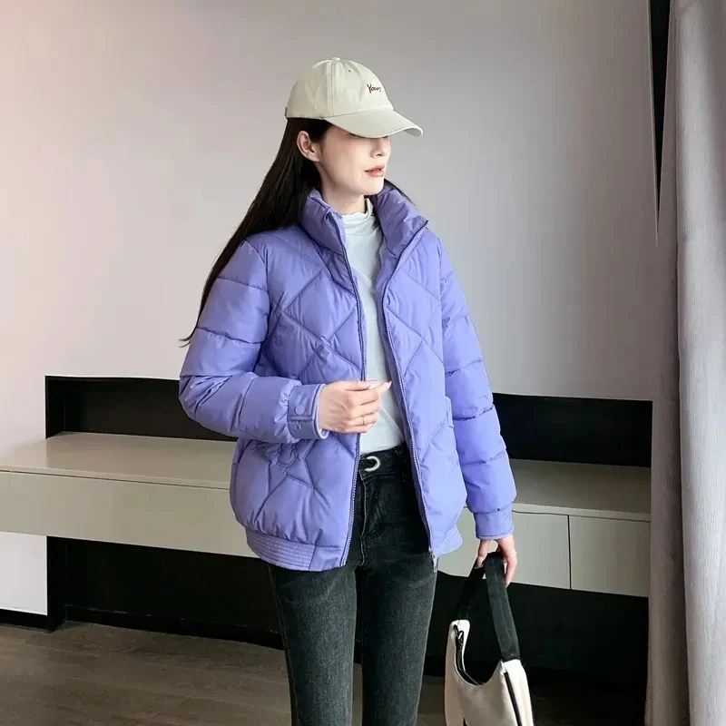 2023 New Women's Jacket Winter Parkas Coats Casual Short Jackets Female Casual Slim Down cotton Padded Parka Warm Outerwear Lady