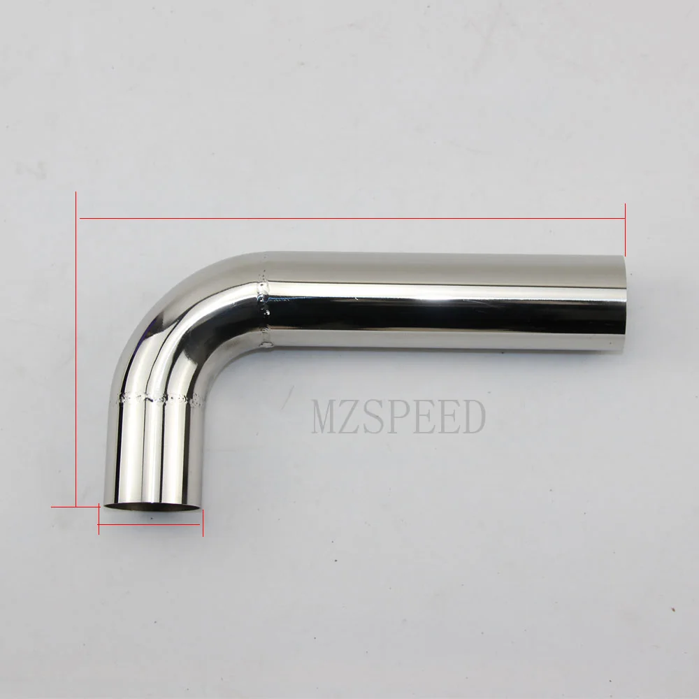 1PCS car accessories Automobile exhaust pipe muffler turns into stainless steel elbow 90 degree Angle pipe to reduce diameter