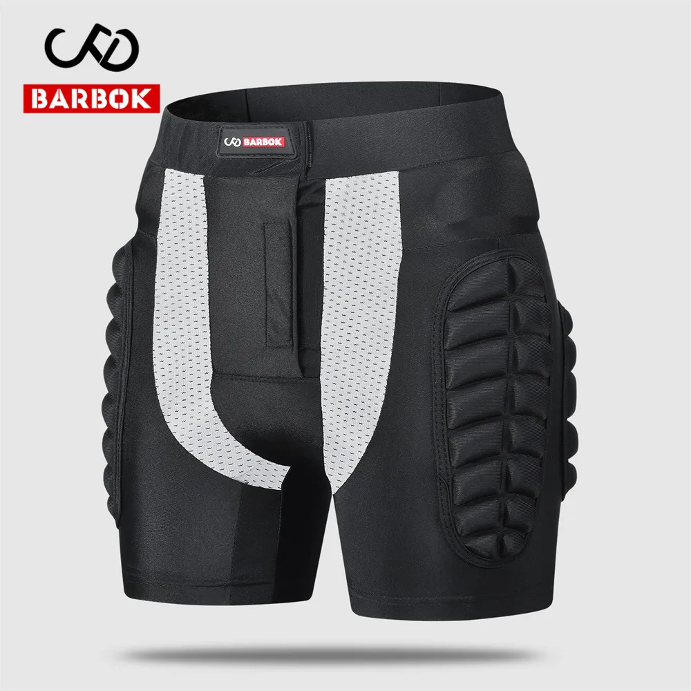 

BARBOK 3D Padded Protection Hip Kids Protective Hip Pad Shorts Anti-Slip Lightweight Children Butt Pad Shorts For Ski Skate