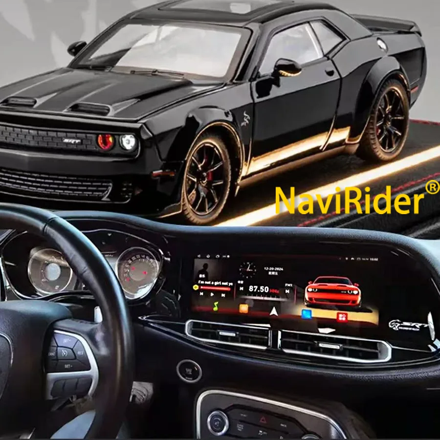 For Dodge Challenger Charger SRT Hellcat 2010-2024 Android Car Radio Video Multimedia Player Stereo DSP GPS Navigation Head Unit