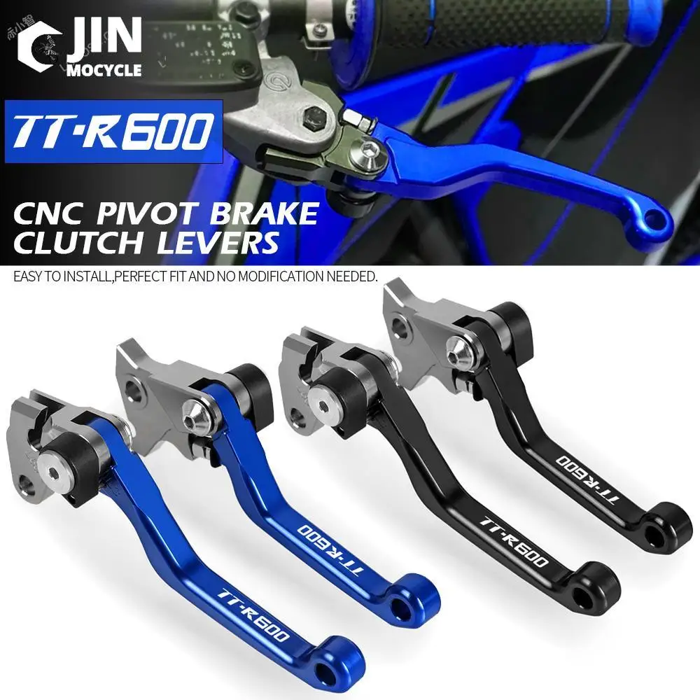 

DirtBike For YAMAHA TTR600 1998 1999 2000 2001 2002 Motorcoss Pit Dirt Bike Pivot Foldable Brake Clutch Levers With LOGO TTR600