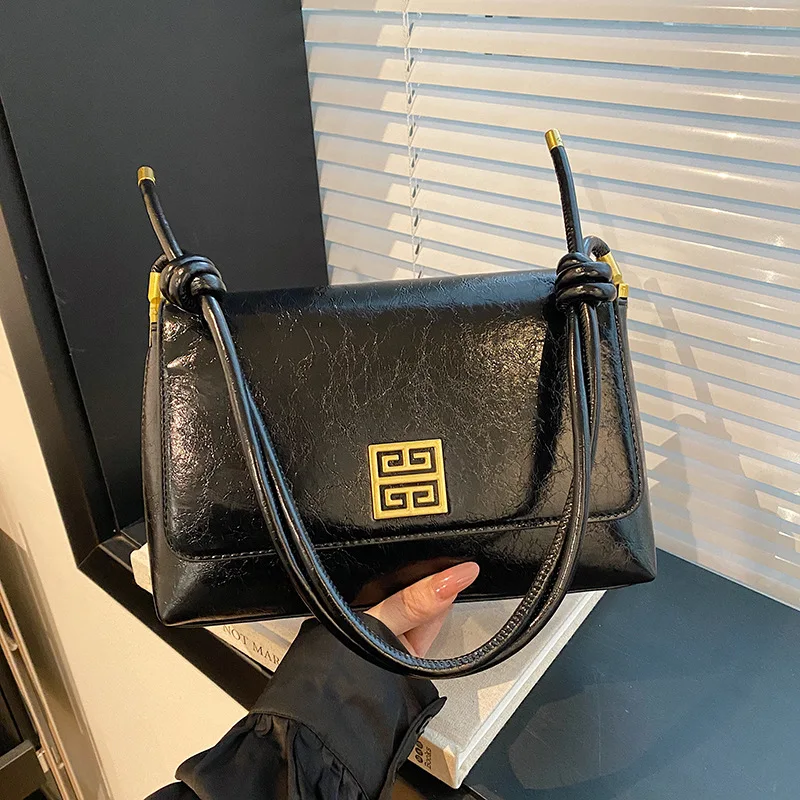 

Trendy Retro Small Square Bag - High-End Light Luxury, Simple Fashion Parisian Designer Collection, Premium Leather Women's Bag