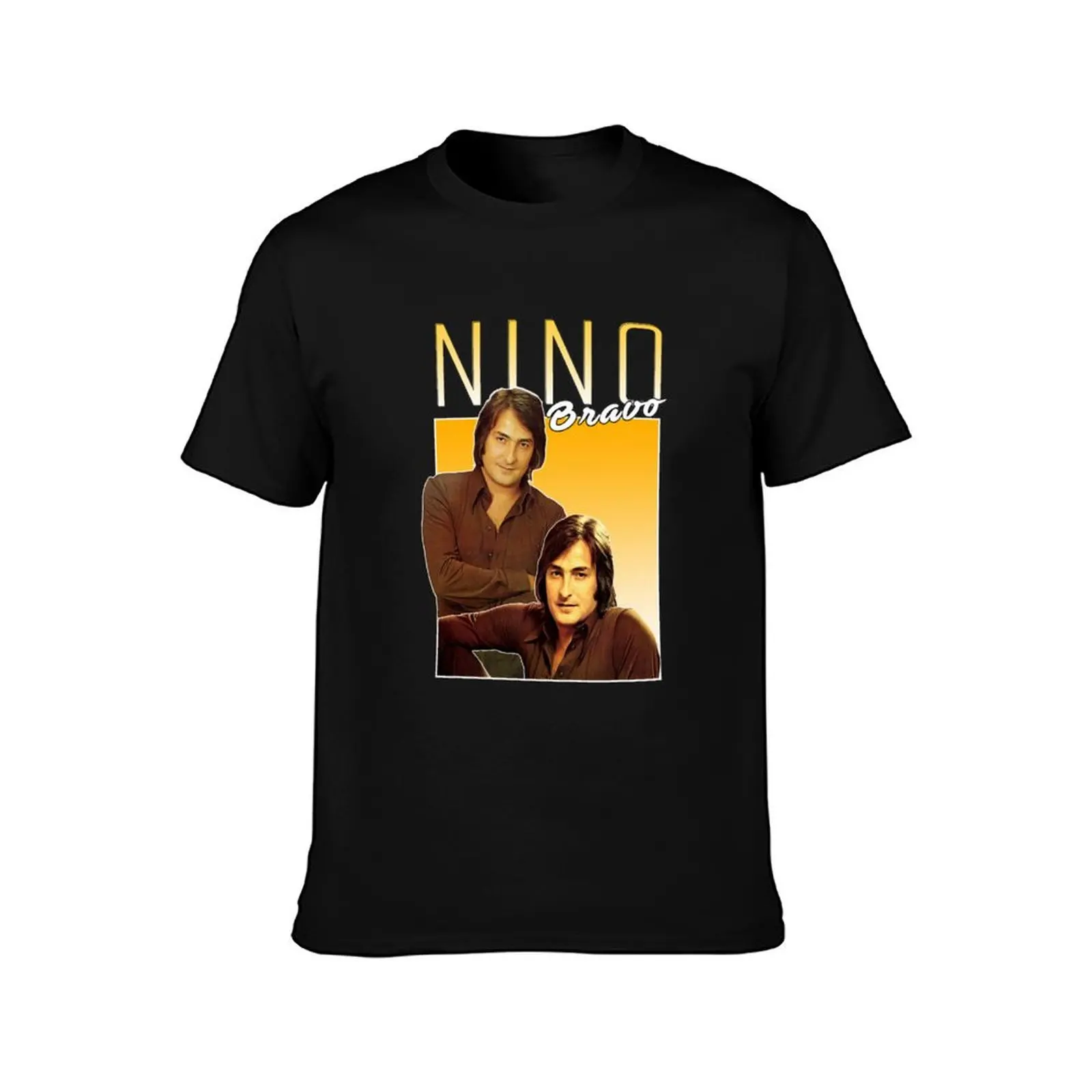 Nino Bravo Vintage T-Shirt Aesthetic clothing topping anime shirt quick drying mens designer clothes