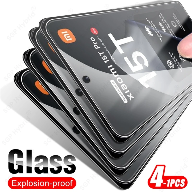 4-1 шт. 9H стекло для Xiaomi 15T Pro 5G Защитная пленка для экрана Закаленное стекло на Xiaomi15T Xiaomi15TPro Xiomi Mi15T Mi 15 T 15TPro