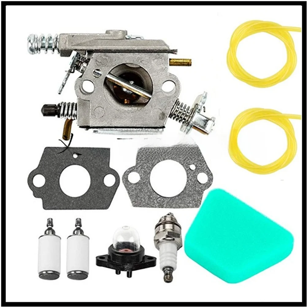 Chainsaw Carburetor Compatible with For ZAMA C1Q W29e 41 36 136 137 141 142 Includes Spark Stopper Air Filter Oil Filter