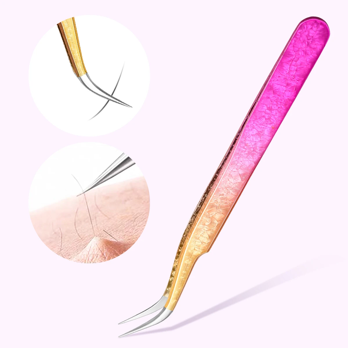 5 Eyelash tweezers Eyelash Extension Tweezers Eyelash Volume Tool Strap Pack Stainless Steel Eyelash Extension Tweezers Sharp Ey