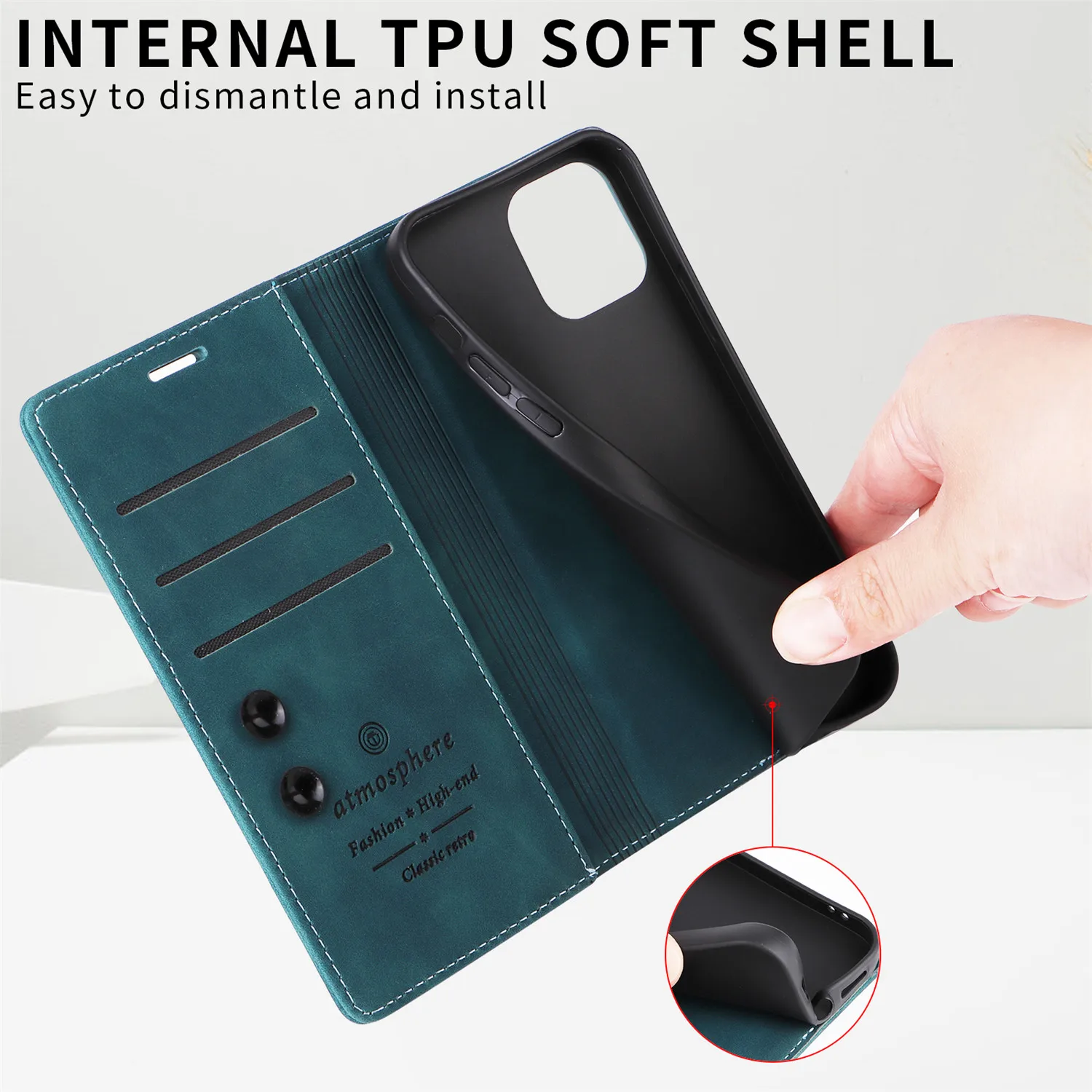 Leder Sucker Flip Telefon Fall Für Xiaomi Redmi 9 9A 9C 9T 10 10C 12C 13C Redmi Hinweis 8 9S 10S 11S 12 13 Pro Luxus Brieftasche Abdeckung