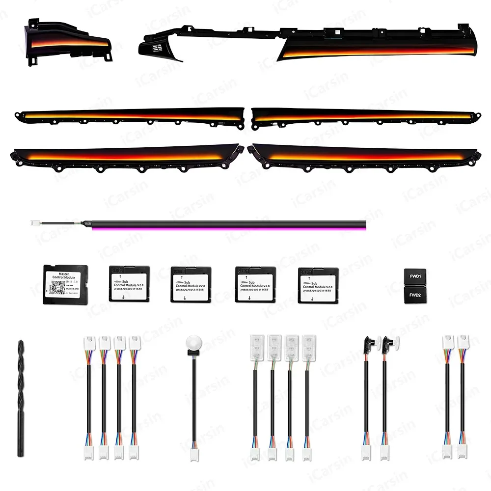 

RHD/LHD Upgrade Symphony Led Car Interior Ambient Lighting for Honda Vezel/HRV 2022-2025 Decoration Strip Accessories