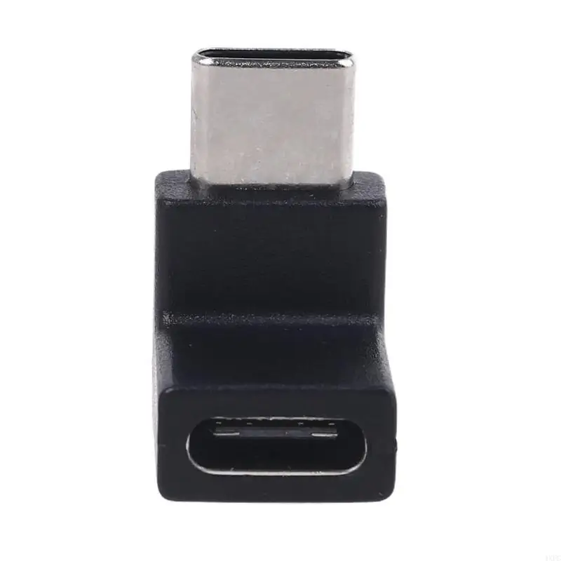 USB C 어댑터 유형 C 남성-여성 직각 90도 확장 어댑터