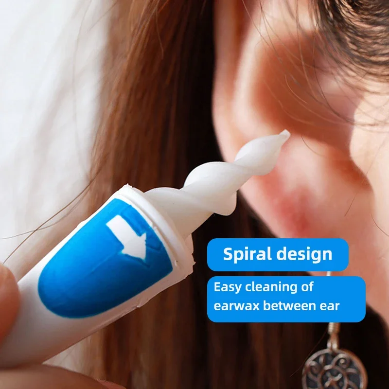 16 Ear Cleaning Set Ear Scoop Cleaning Ear Wax Silicone Soft Spiral Beauty Care Gadget Portable Personal Hygiene Set