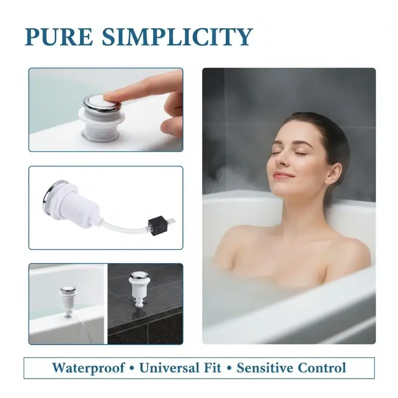 

Кнопка-переключатель 16А для измельчителя пищевых отходов, ванны и массажного кресла