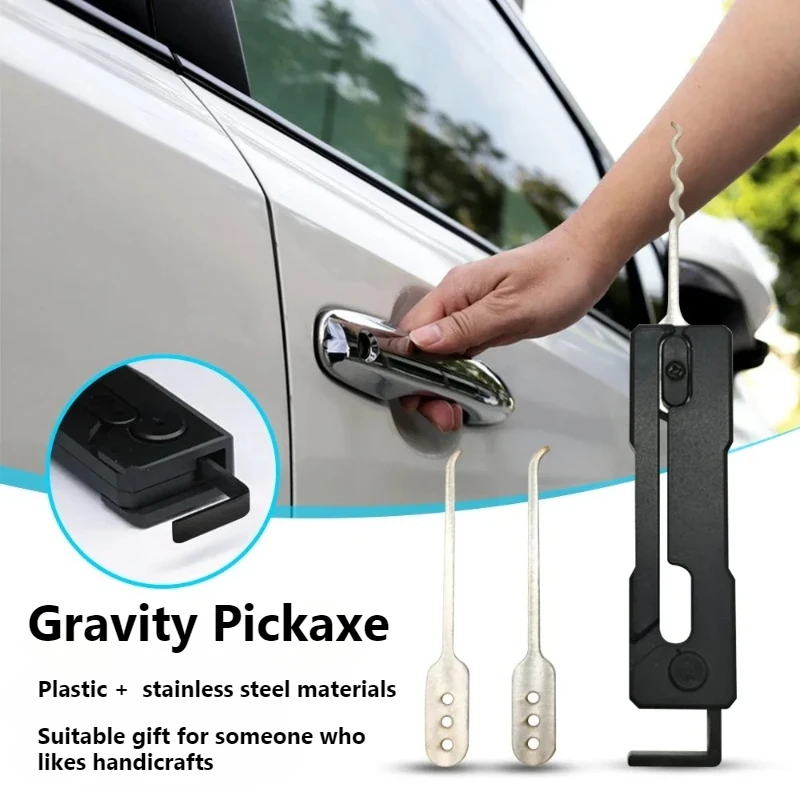 1 Set For Grav Pick Multifunctional Tool, Quick Flip, Stainless Steel Outdoor Multipurpose Tool, Gravity Pick Handcrafted Gift