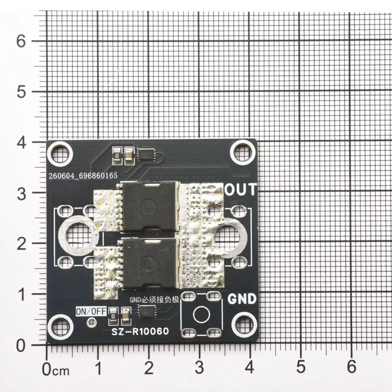 Super Sale Ideal Diode Board Resistance Input 5-100V Multi-Power Parallel Isolation Module (No Terminal Posts)