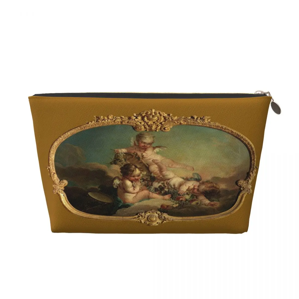 Custom Allegory Of Autumn Makeup Bag for Women Travel Cosmetic Organizer Cute Boucher Rococo Renaissance Storage Toiletry Bags