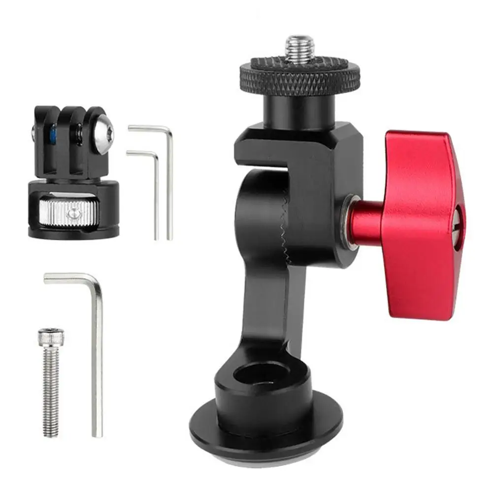 

Sturdy Action Camera Holder for Bike Stem M6 P1 L40mm Aluminium Alloy Top Cap Mount with Easy Angle Adjustment