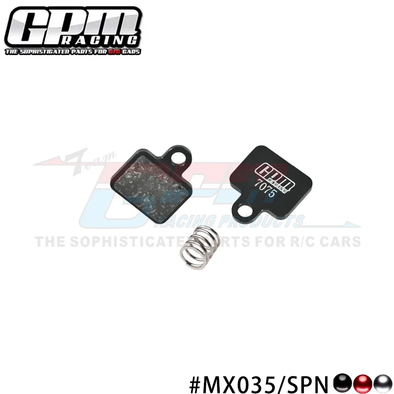 GPM Alu 7075 Embedded Friction Materials Front Brake Pad For LOSI 1/4 Promoto MX