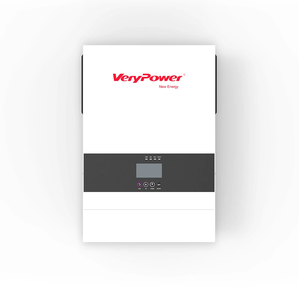 48V Dual MPPT Home Solar Energy Storage System Inverter 5KW Off On Grid 230Vac Pure Sine Wave Power Converter Unit Pro