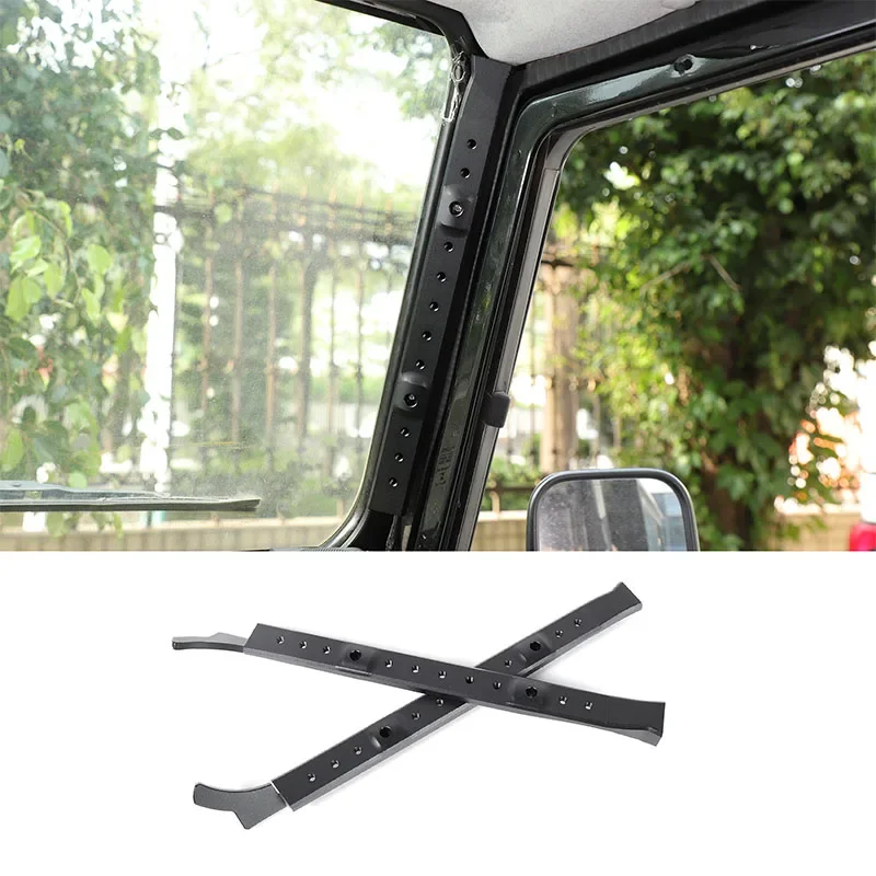 

For Land Rover Defender 110 2004-2018 Aluminum Alloy Car Interior A-pillar Expansion Base Decorative Strip Car Accessories