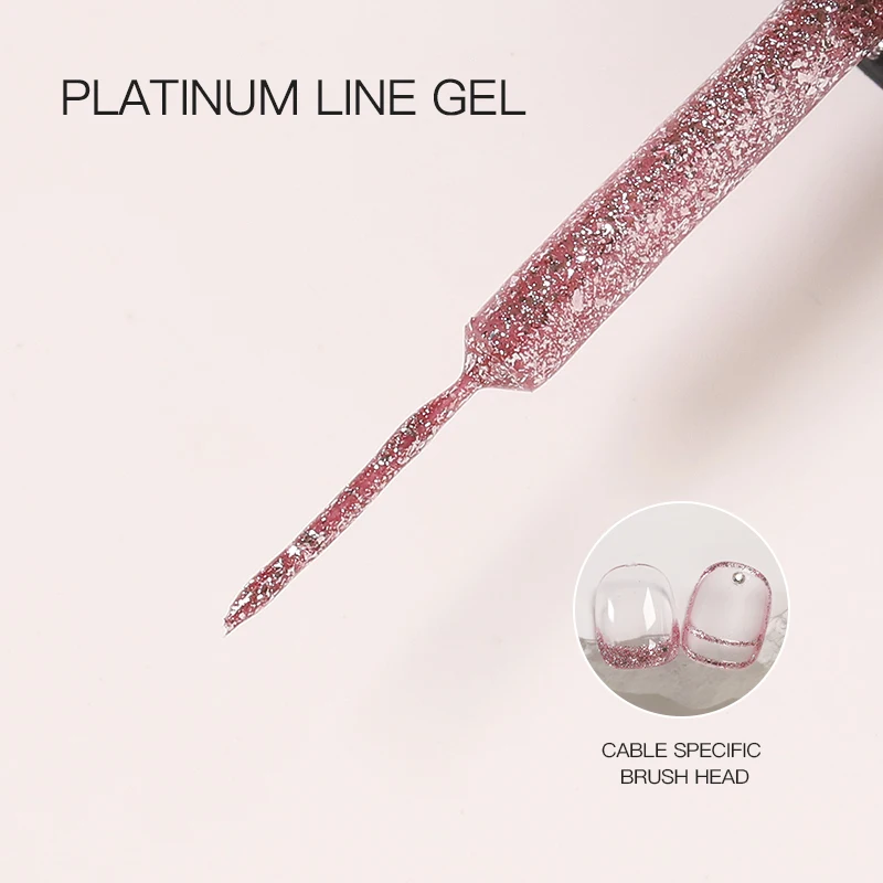 Gel de color Platinum Line de la marca ibdgel, gel de uñas removible con luz LED y UV, barniz para manicura de salón.