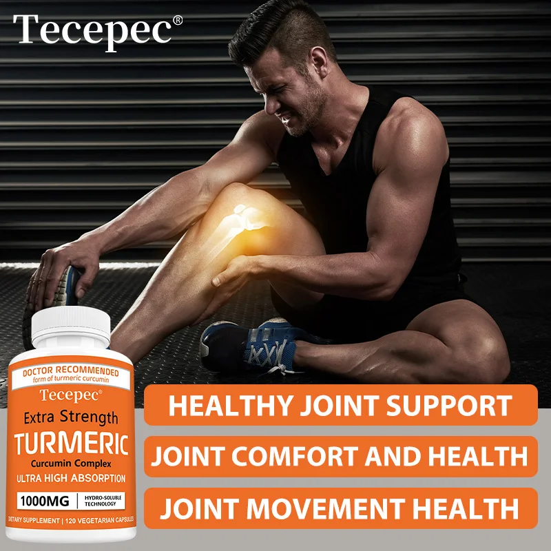 Turmeric Curcumin Capsules 1,000 Mg, Ultra Absorption, Joint Support, Dietary Supplement, Extra Strength, 120 Veggie Capsules