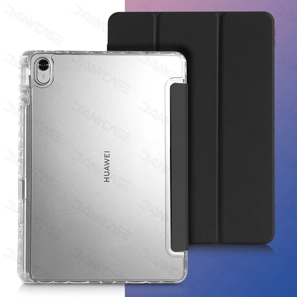 Case For 2025 HUAWEI MatePad 11.5inch MatePad 11.5S Case With Pencil Holder Transparent Back view 6
