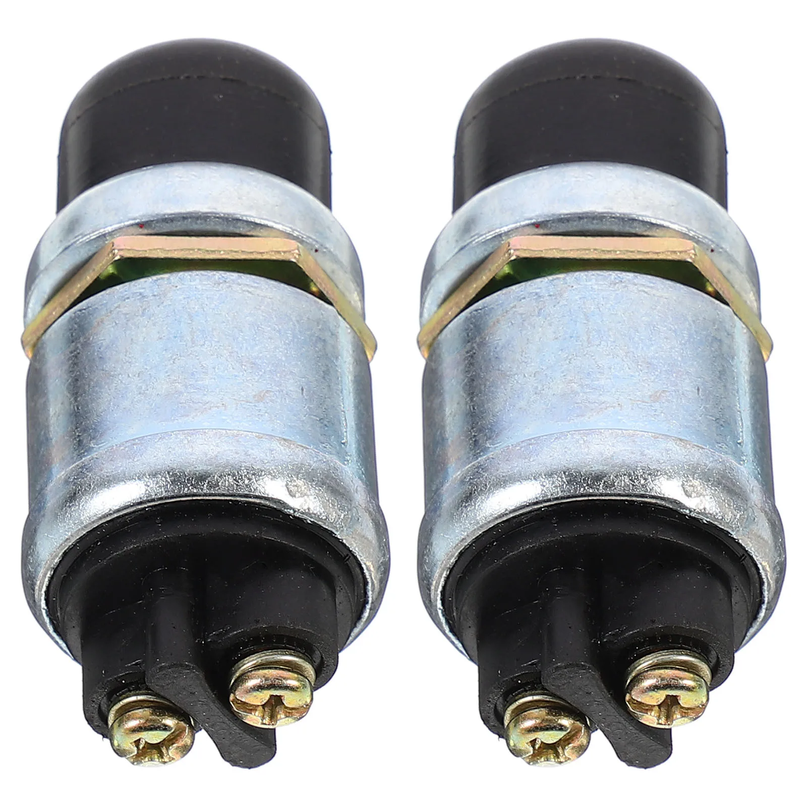 

2Pcs Waterproof Start Button Premium Car Ignition Durable Easy Install Universal Fit Vehicles Ship Engine Momentary Start