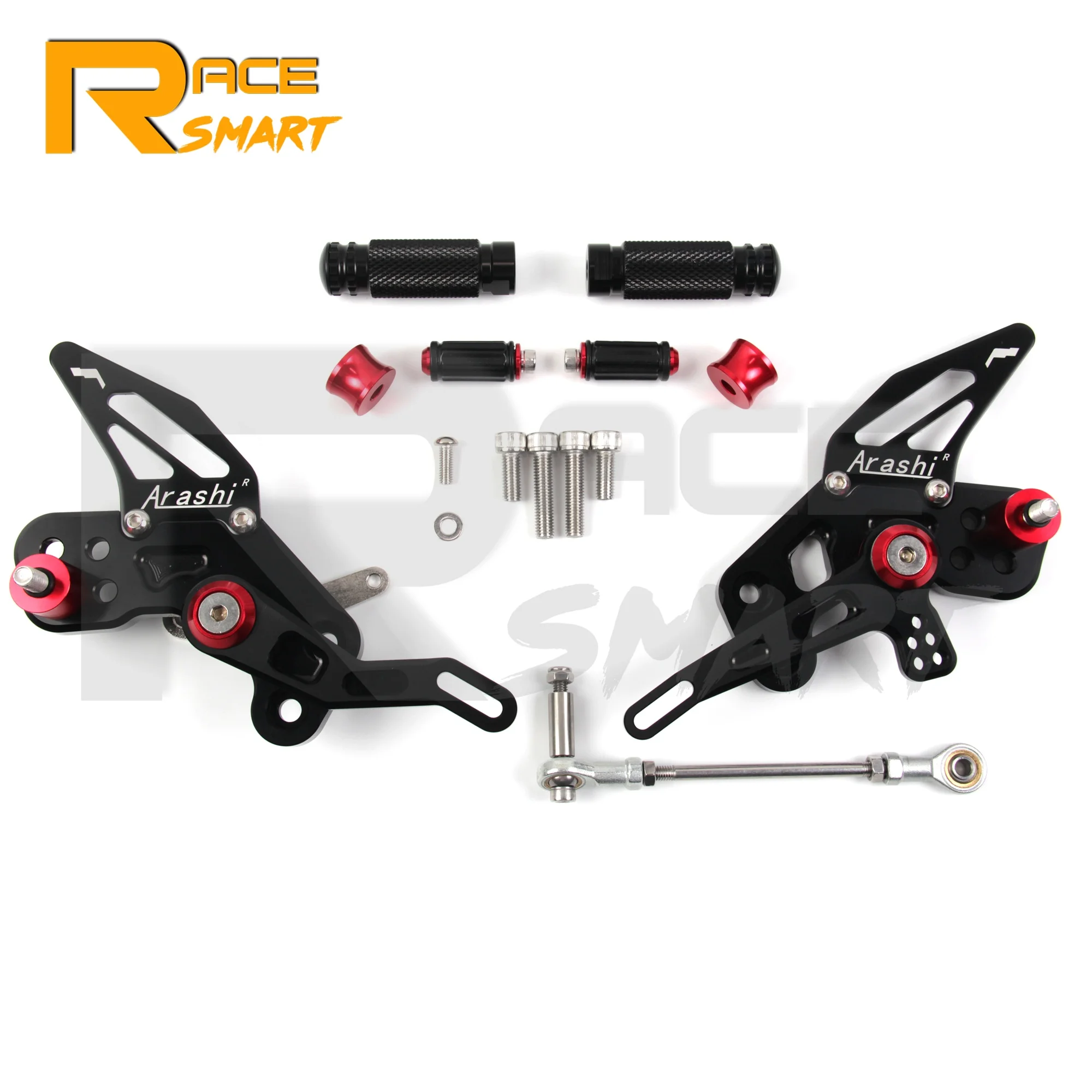 

For KAWASAKI Z125 Pro 2024 2025 CNC Adjustable Rearset Rear Footrests Foot Rest Pegs Accessories Z-125