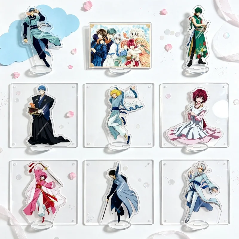 Transparent Base Acrylic Stand Model Plate Keychain Yona of the Dawn Anime 15CM Hak,Soo-Won,Kija,Yoon Decorations Accessories